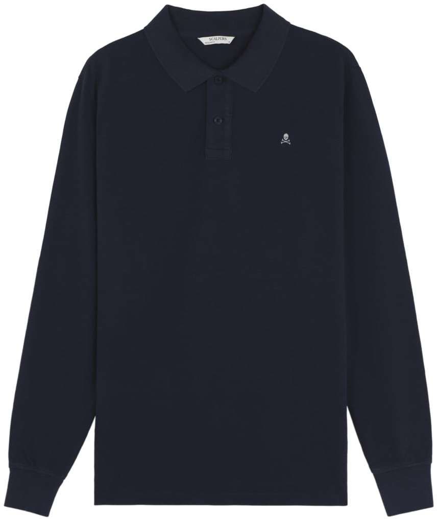 Scalpers Tričko  námornícka modrá