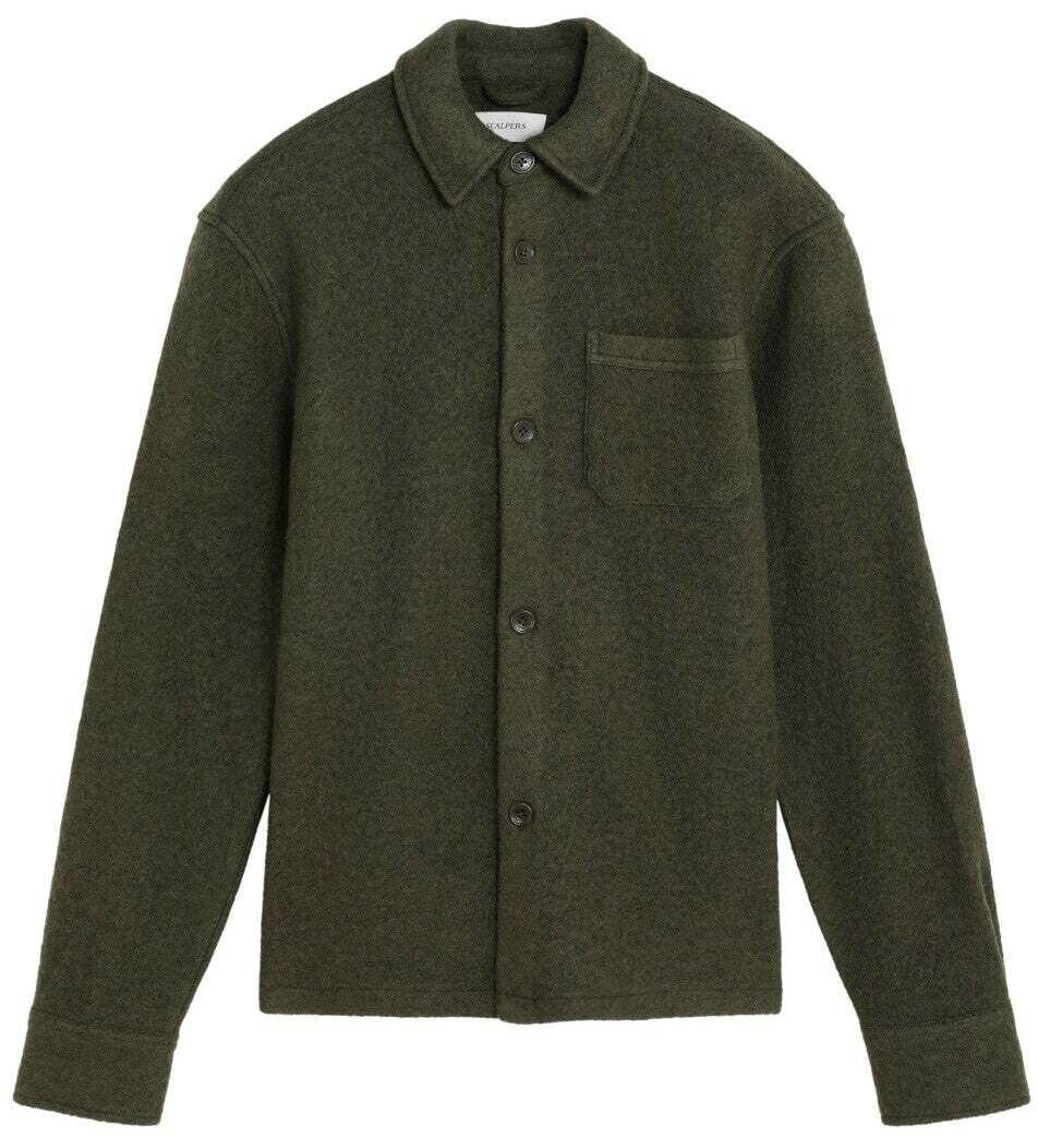 Scalpers Košeľa  olivová