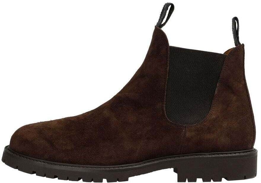 Scalpers Chelsea čižmy 'Lupin'  tmavohnedá