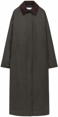 Adolfo Dominguez Prechodný kabát  tmavozelená