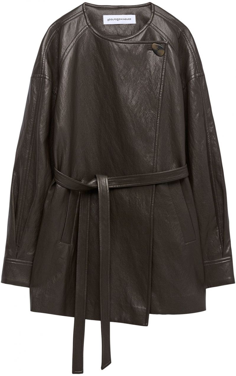 Adolfo Dominguez Prechodná bunda  tmavohnedá