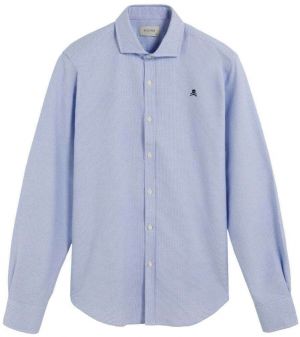 Scalpers Košeľa  svetlomodrá / biela