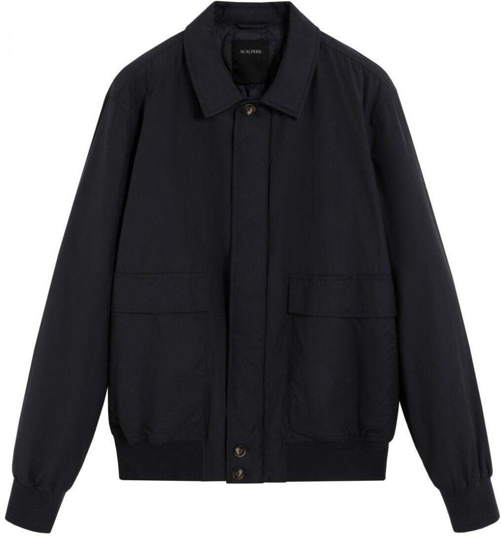 Scalpers Prechodná bunda  námornícka modrá