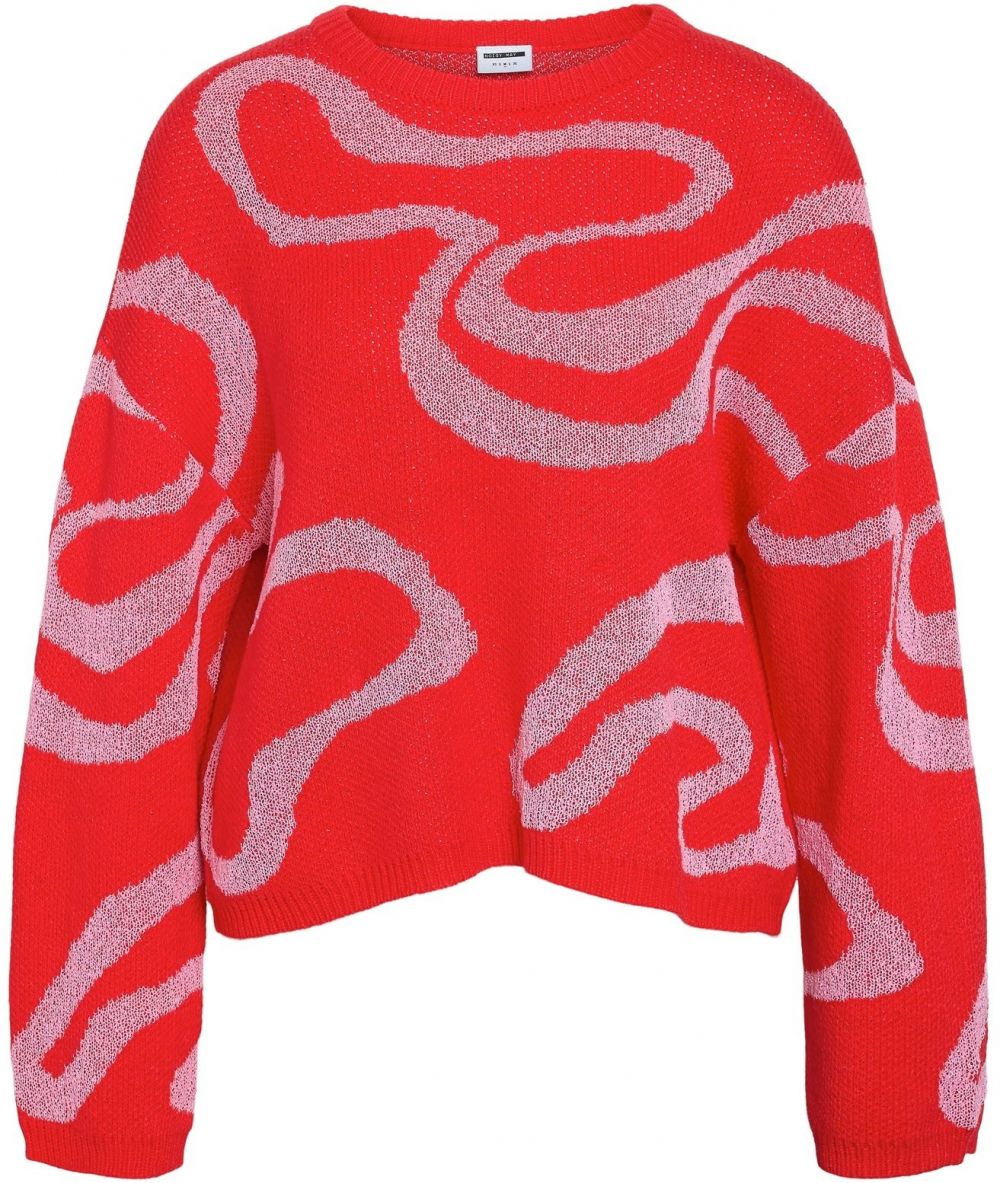 Noisy may Sveter 'NMKOURTNEY'  malinová / svetloružová