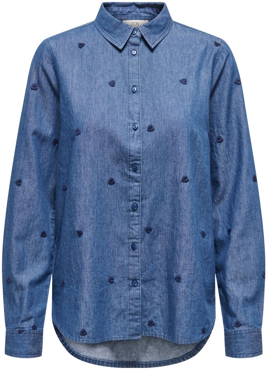 JDY Blúzka 'JDYLOVE'  modrá denim