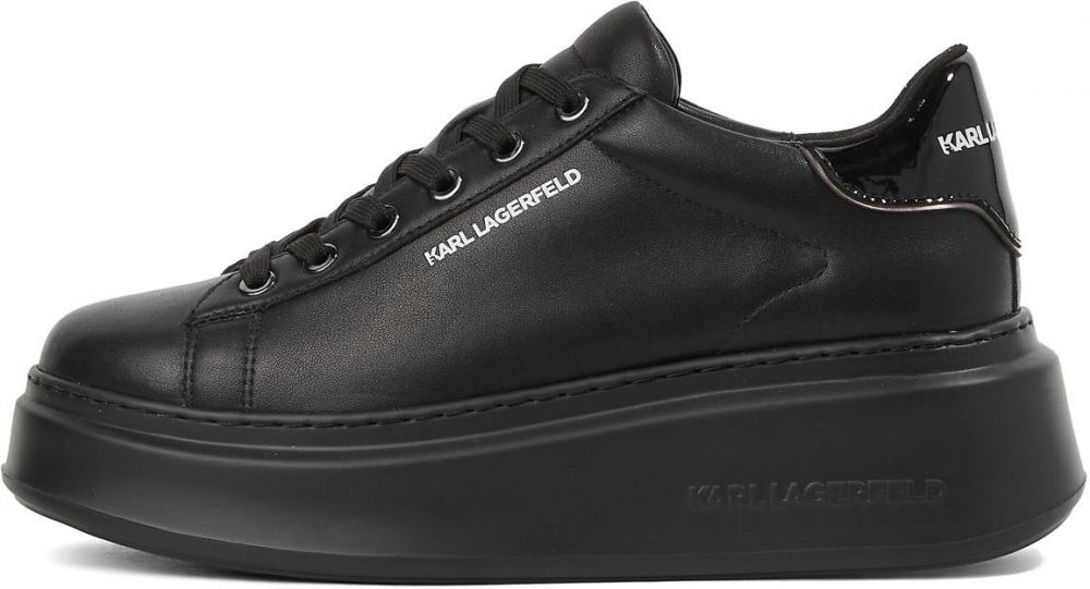 Karl Lagerfeld Nízke tenisky  čierna