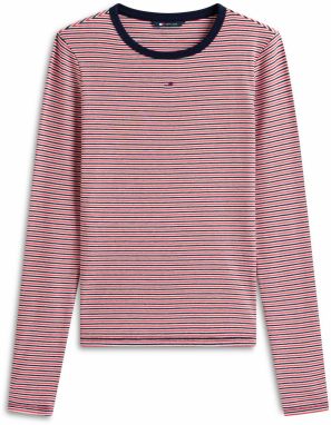 Tommy Jeans Tričko 'Essential'  námornícka modrá / červená / biela