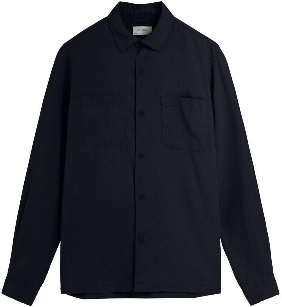 Scalpers Košeľa  námornícka modrá