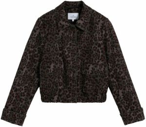 Scalpers Prechodná bunda 'Leostu'  hnedá / sivá / čierna