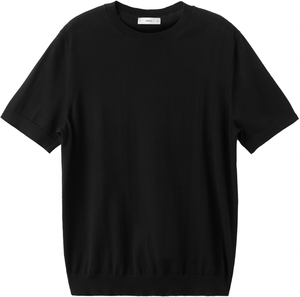 MANGO MAN Sveter 'ARRAONA'  čierna