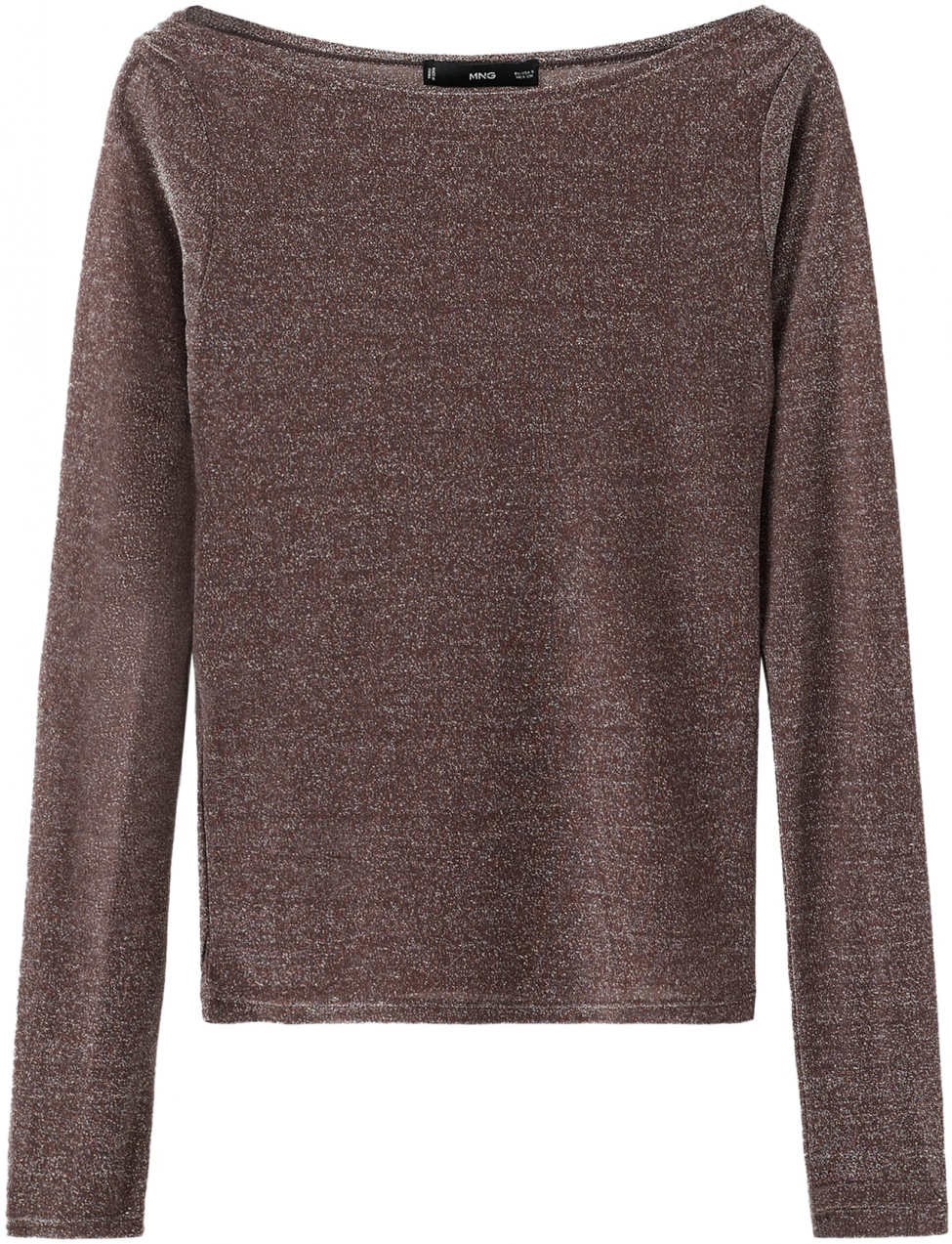 MANGO Tričko 'XLALI'  bordová