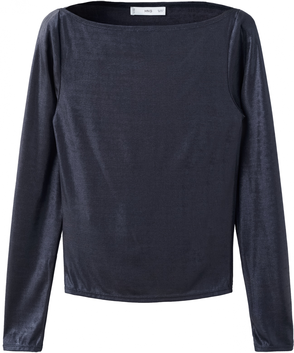 MANGO Tričko 'XLALO'  námornícka modrá