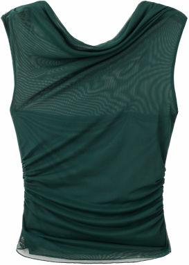 MANGO Top 'AITANA'  tmavozelená