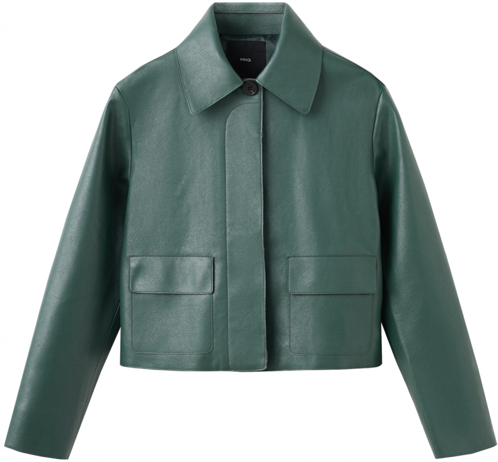 MANGO Prechodná bunda 'SABINA'  jedľová