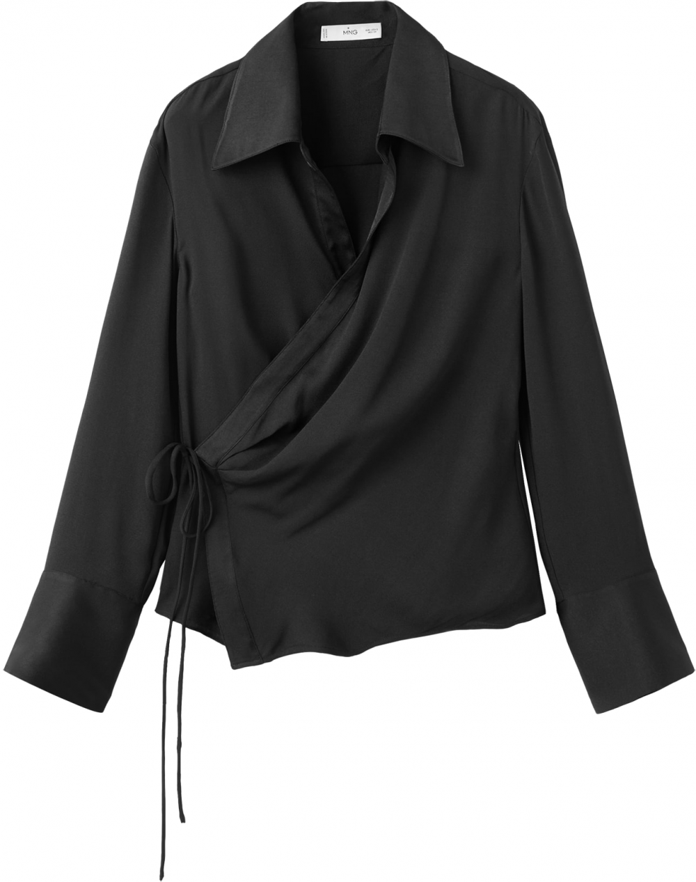 MANGO Blúzka 'RIDER'  čierna