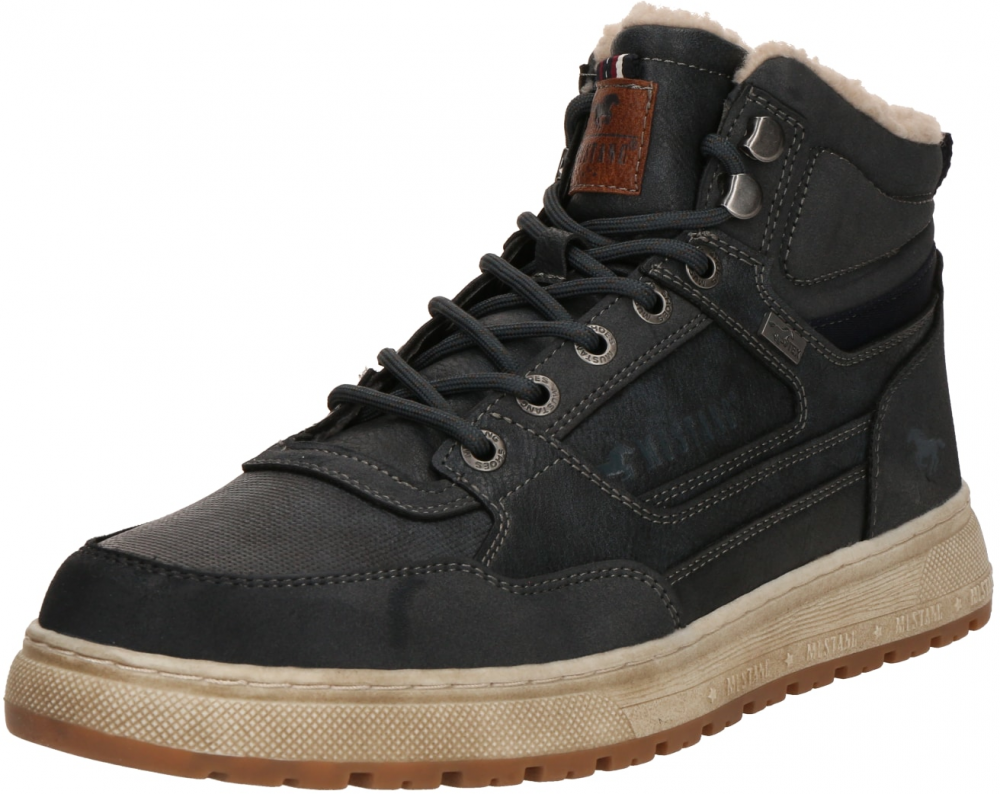 MUSTANG Šnurovacie čižmy  námornícka modrá