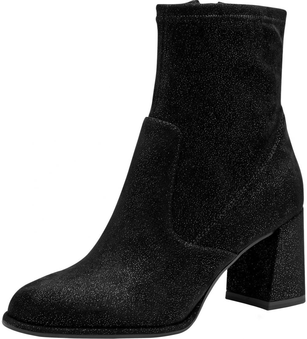 Tamaris Členkové čižmy  čierna