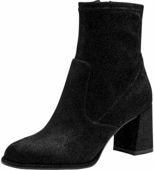 Tamaris Členkové čižmy  čierna