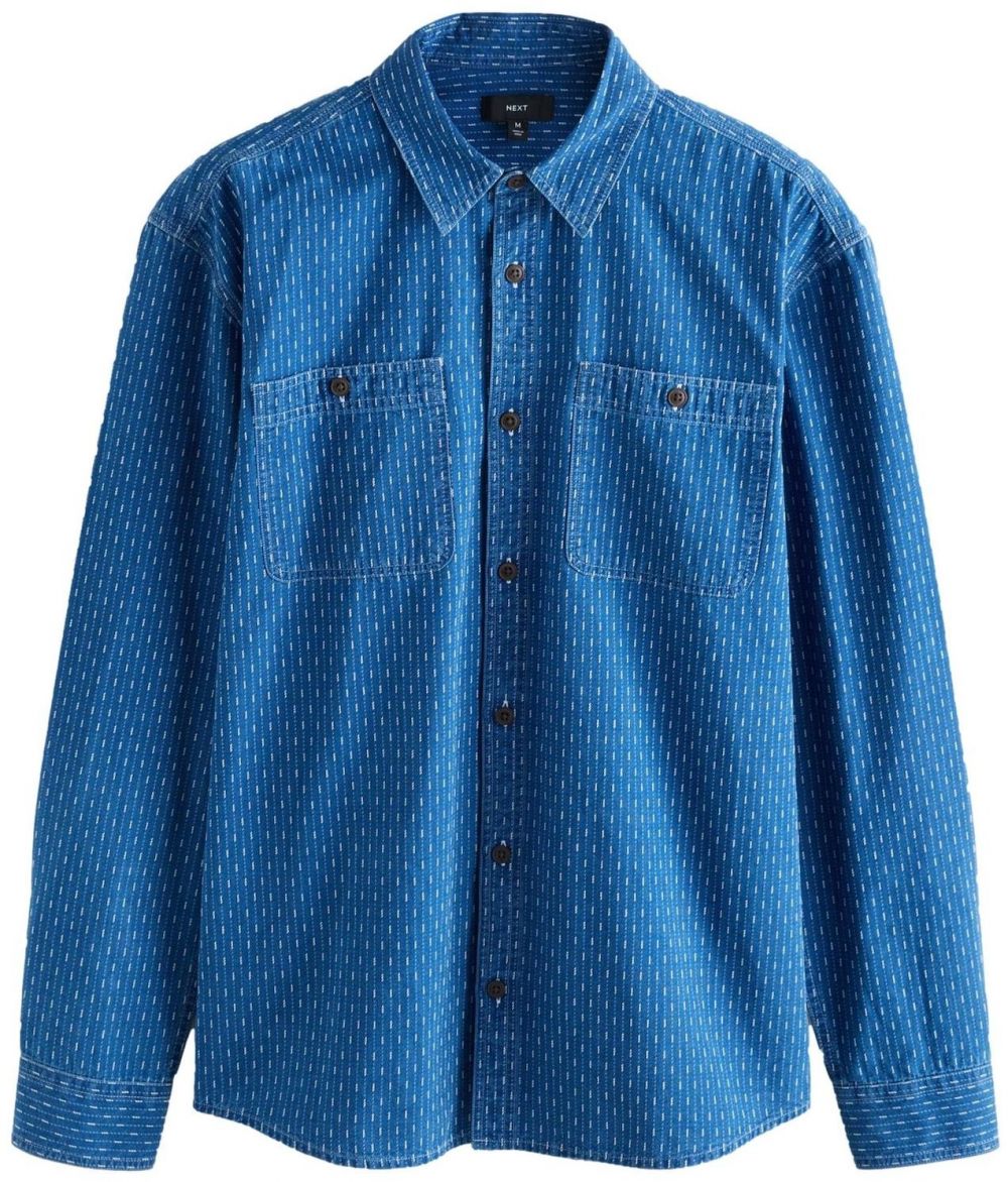Next Košeľa  indigo / biela