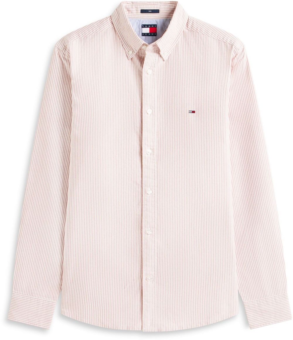 Tommy Jeans Košeľa  námornícka modrá / červená / svetločervená / biela