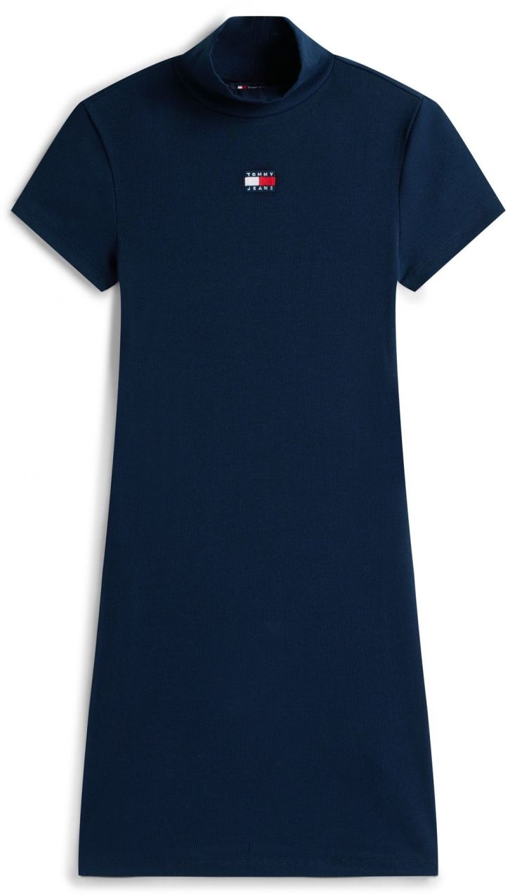 Tommy Jeans Šaty  námornícka modrá / červená / biela
