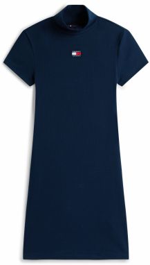 Tommy Jeans Šaty  námornícka modrá / červená / biela