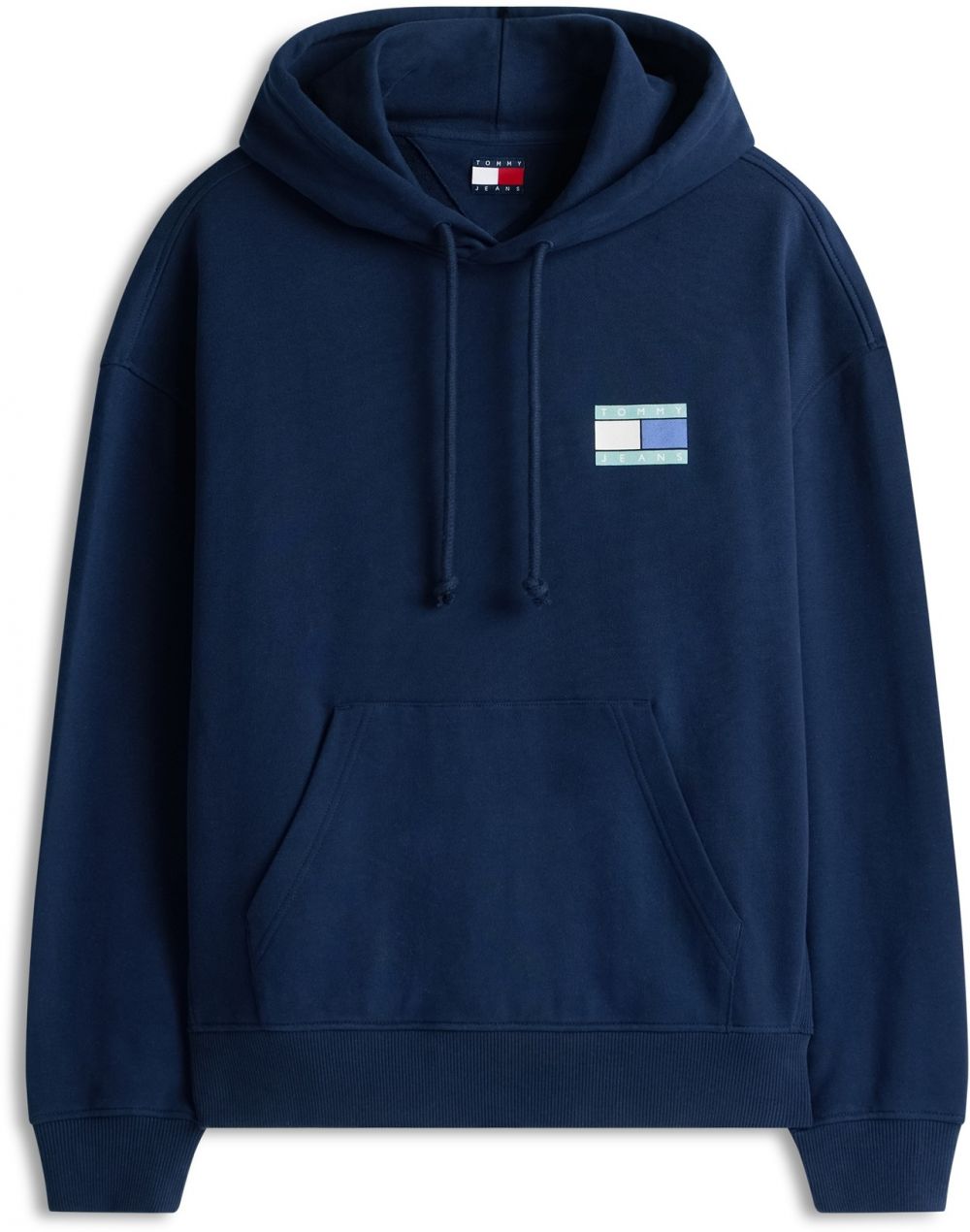 Tommy Jeans Mikina  námornícka modrá / mätová / biela