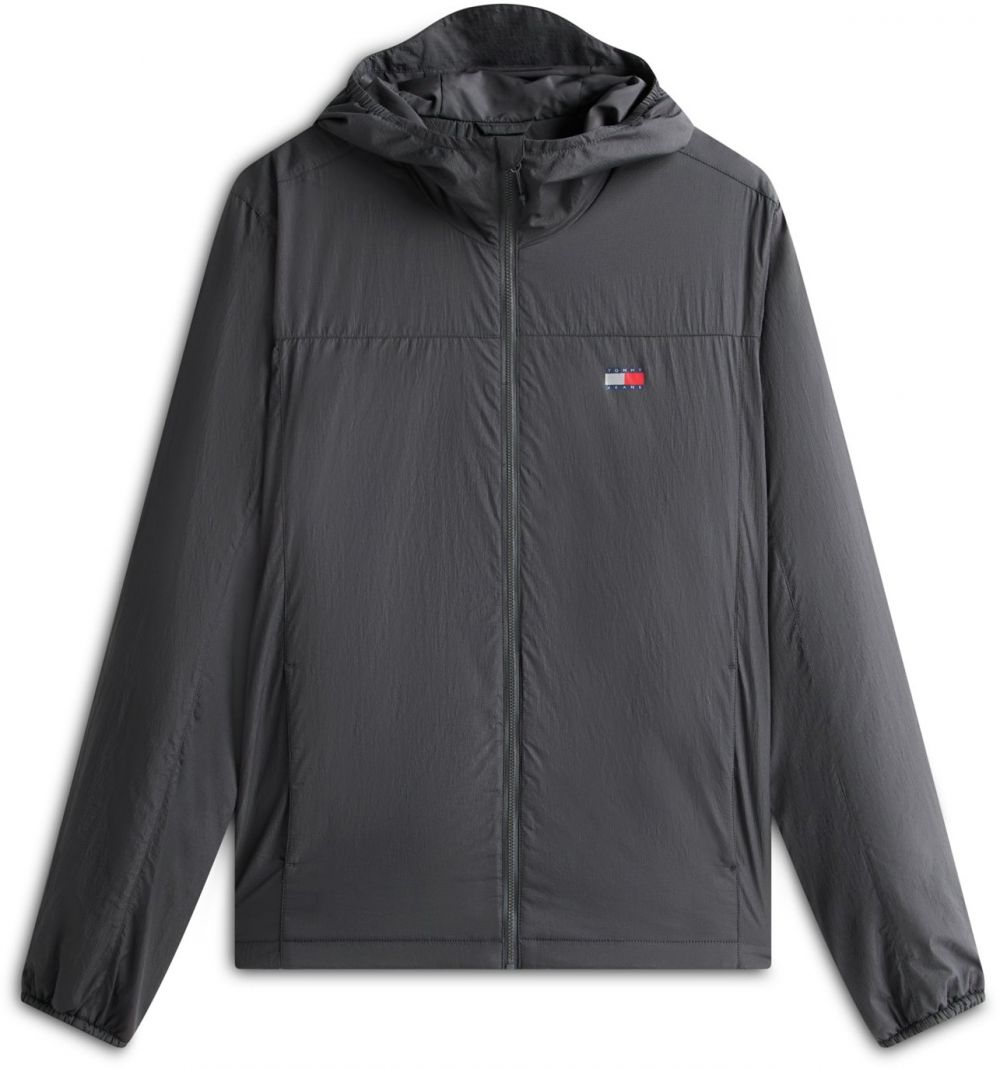 Tommy Jeans Prechodná bunda 'CHICAGO'  antracitová