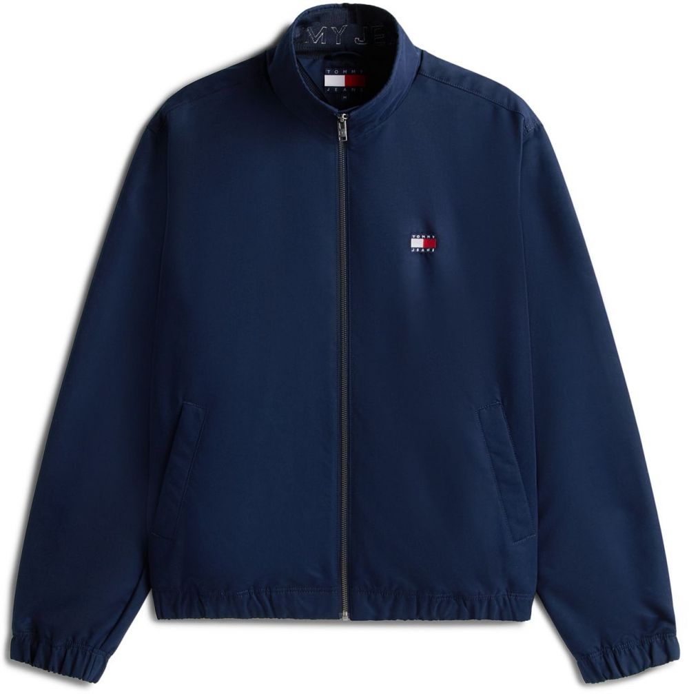Tommy Jeans Prechodná bunda 'ESSENTIAL'  námornícka modrá / červená / biela