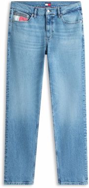 Tommy Jeans Džínsy 'RYAN'  svetlomodrá / červená / biela