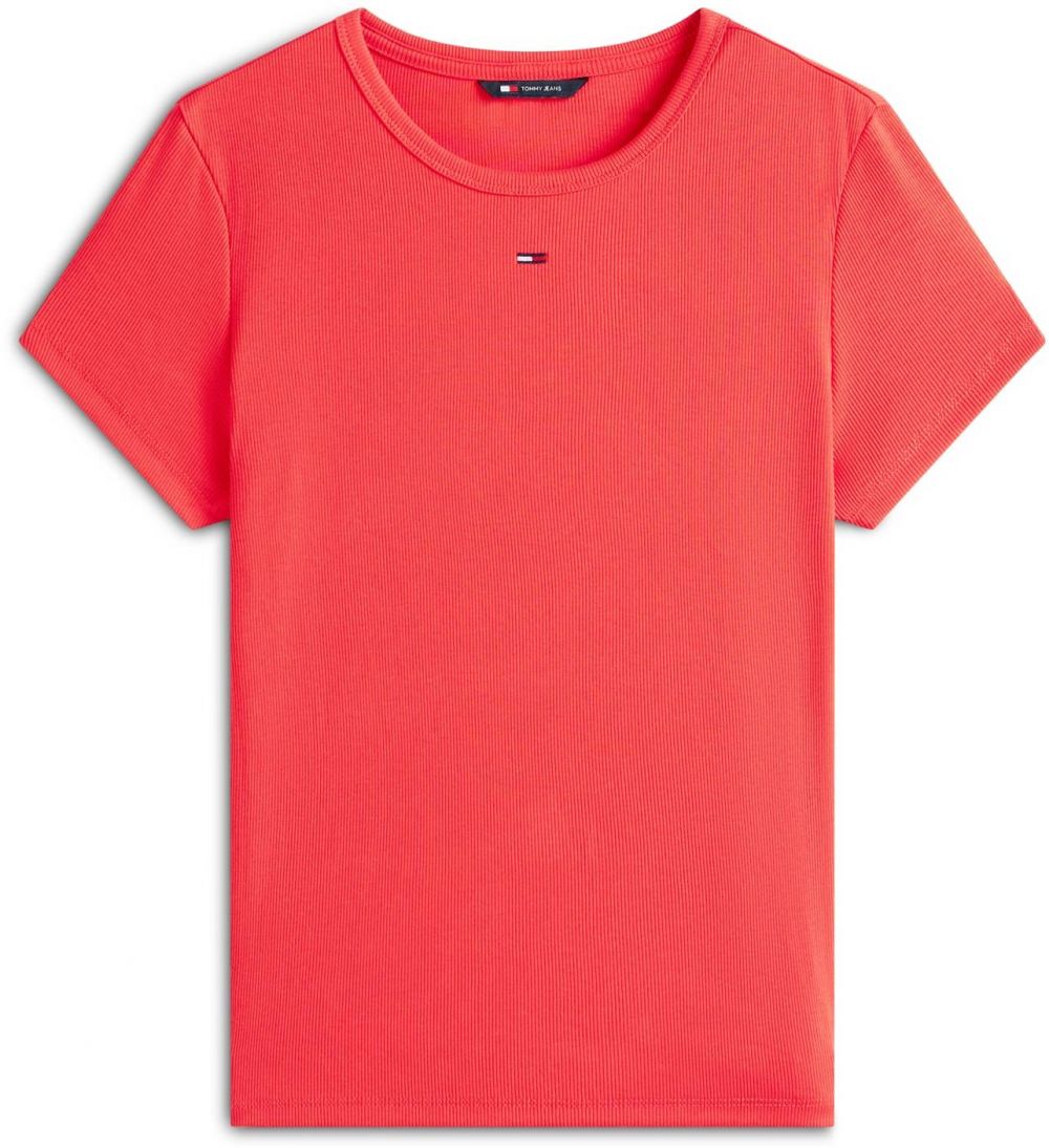 Tommy Jeans Tričko 'ESSENTIAL'  červená