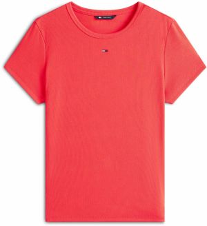 Tommy Jeans Tričko 'ESSENTIAL'  červená