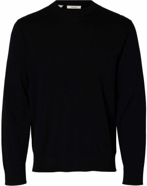 SELECTED Sveter 'SLHTORINO'  čierna