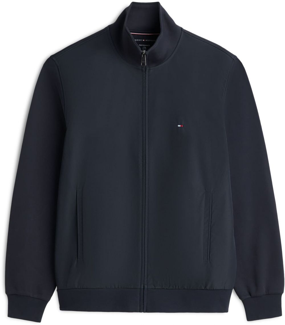 TOMMY HILFIGER Tepláková bunda 'ESSENTIAL'  tmavomodrá