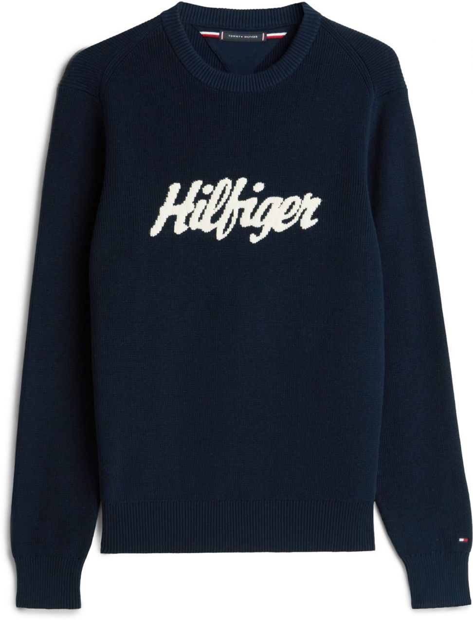 TOMMY HILFIGER Sveter  námornícka modrá / biela