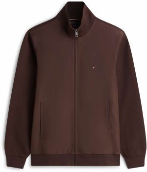 TOMMY HILFIGER Tepláková bunda 'ESSENTIAL'  hnedá
