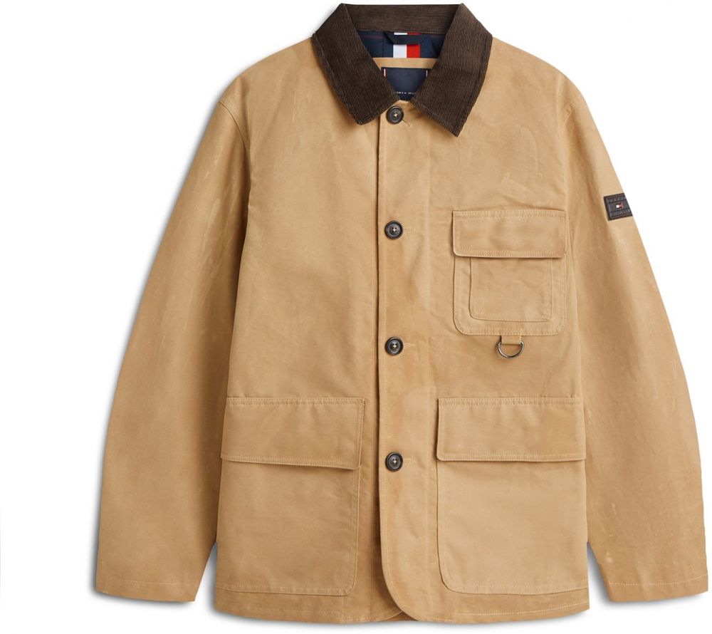 TOMMY HILFIGER Prechodná bunda  béžová / hnedá