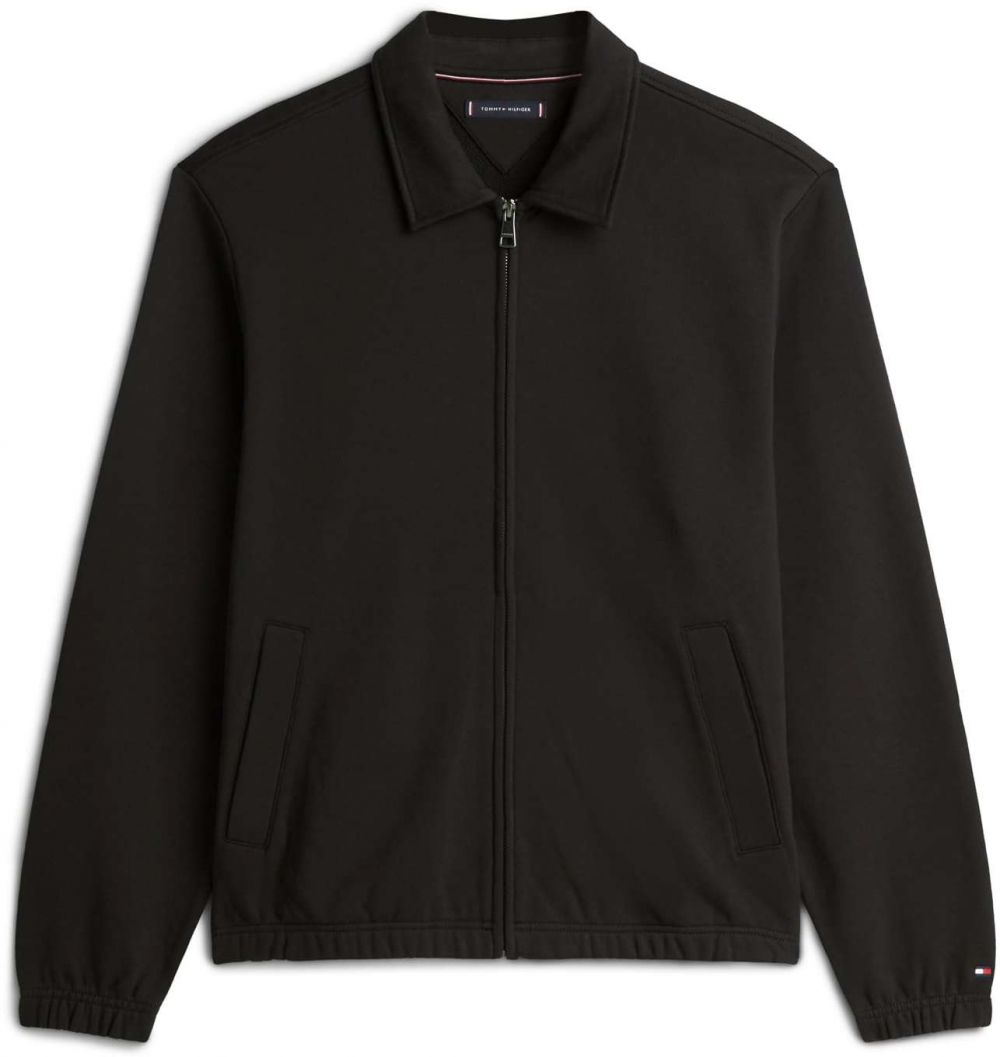 TOMMY HILFIGER Tepláková bunda 'ESSENTIAL'  čierna