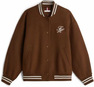 TOMMY HILFIGER Prechodná bunda  modrá / hnedá