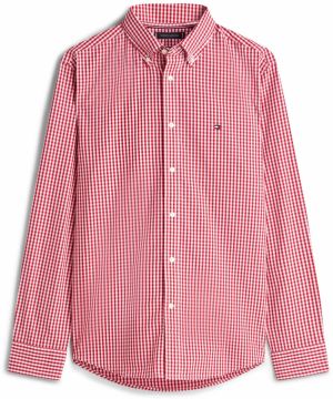 TOMMY HILFIGER Košeľa  červená / biela