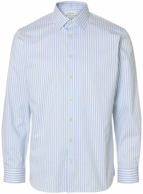 SELECTED Košeľa  svetlomodrá / biela