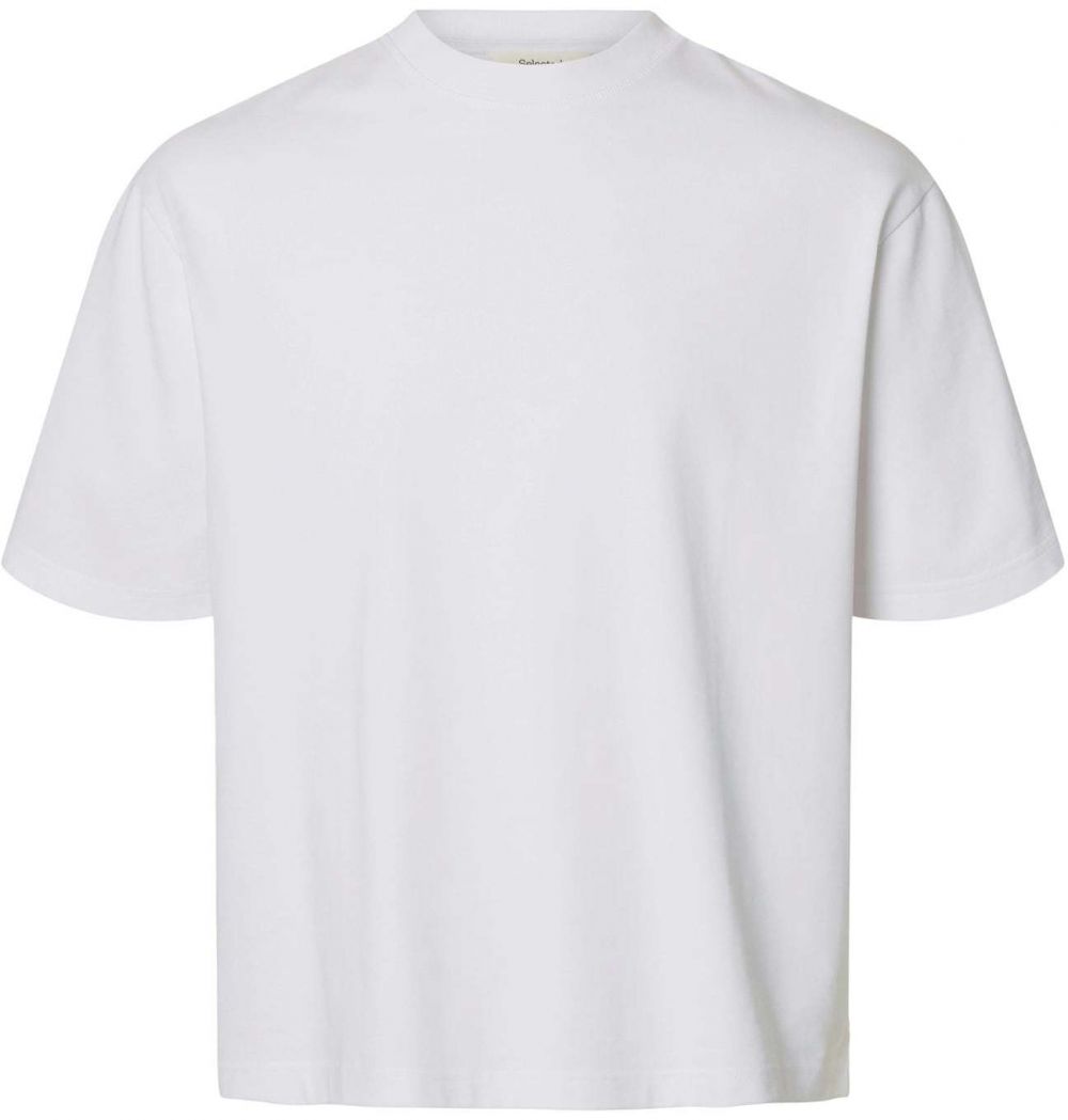 SELECTED Tričko 'SLHASPEN'  biela