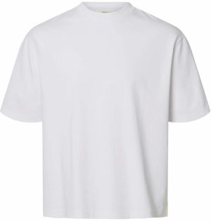 SELECTED Tričko 'SLHASPEN'  biela