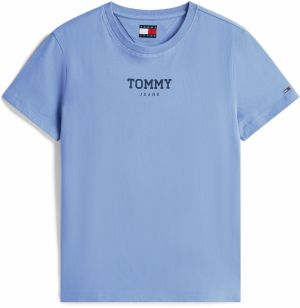 Tommy Jeans Tričko 'ESSENTIAL'  námornícka modrá / nebesky modrá