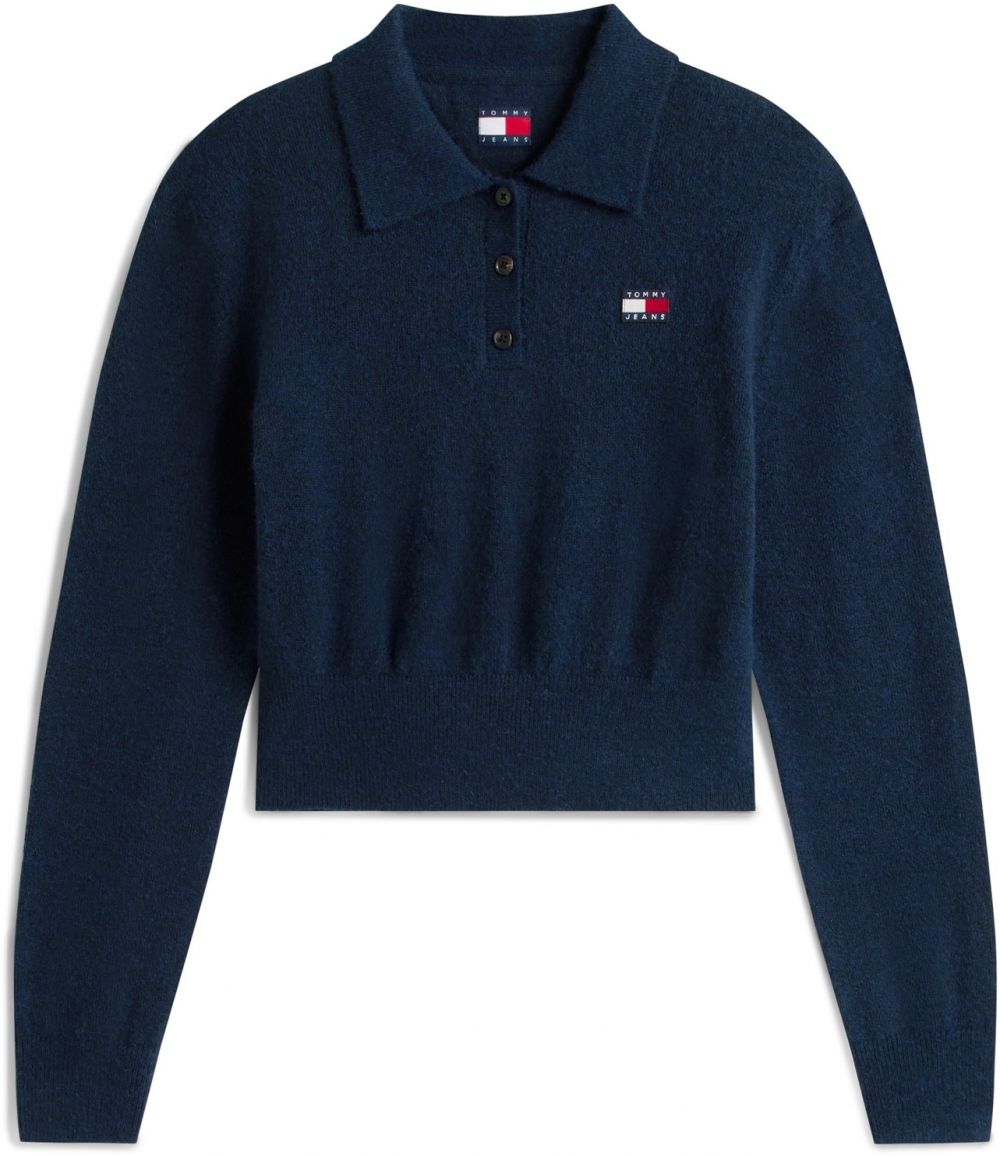 Tommy Jeans Sveter  tmavomodrá