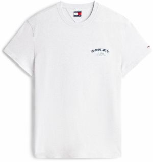 Tommy Jeans Tričko  námornícka modrá / svetlomodrá / sivá melírovaná / smaragdová