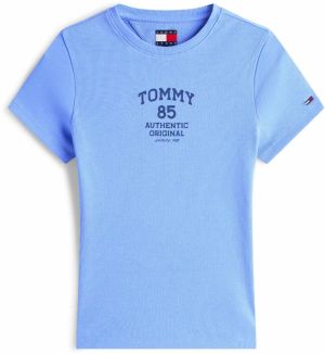Tommy Jeans Tričko 'TOMMY 85'  modrá / tmavomodrá