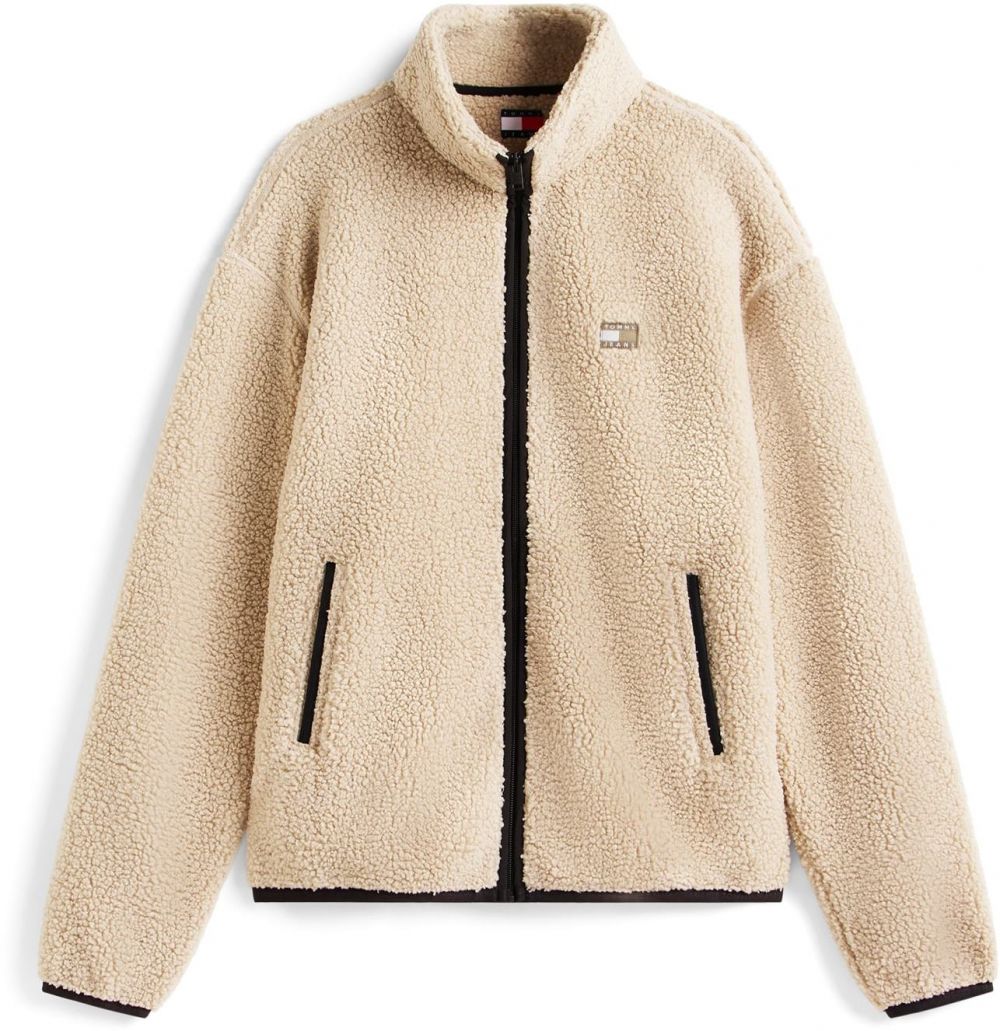 Tommy Jeans Prechodná bunda  béžová