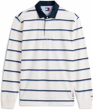 Tommy Jeans Tričko  námornícka modrá / azúrová / opálová / biela