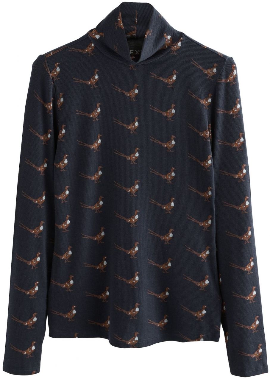 Next Tričko  béžová / námornícka modrá / hnedá